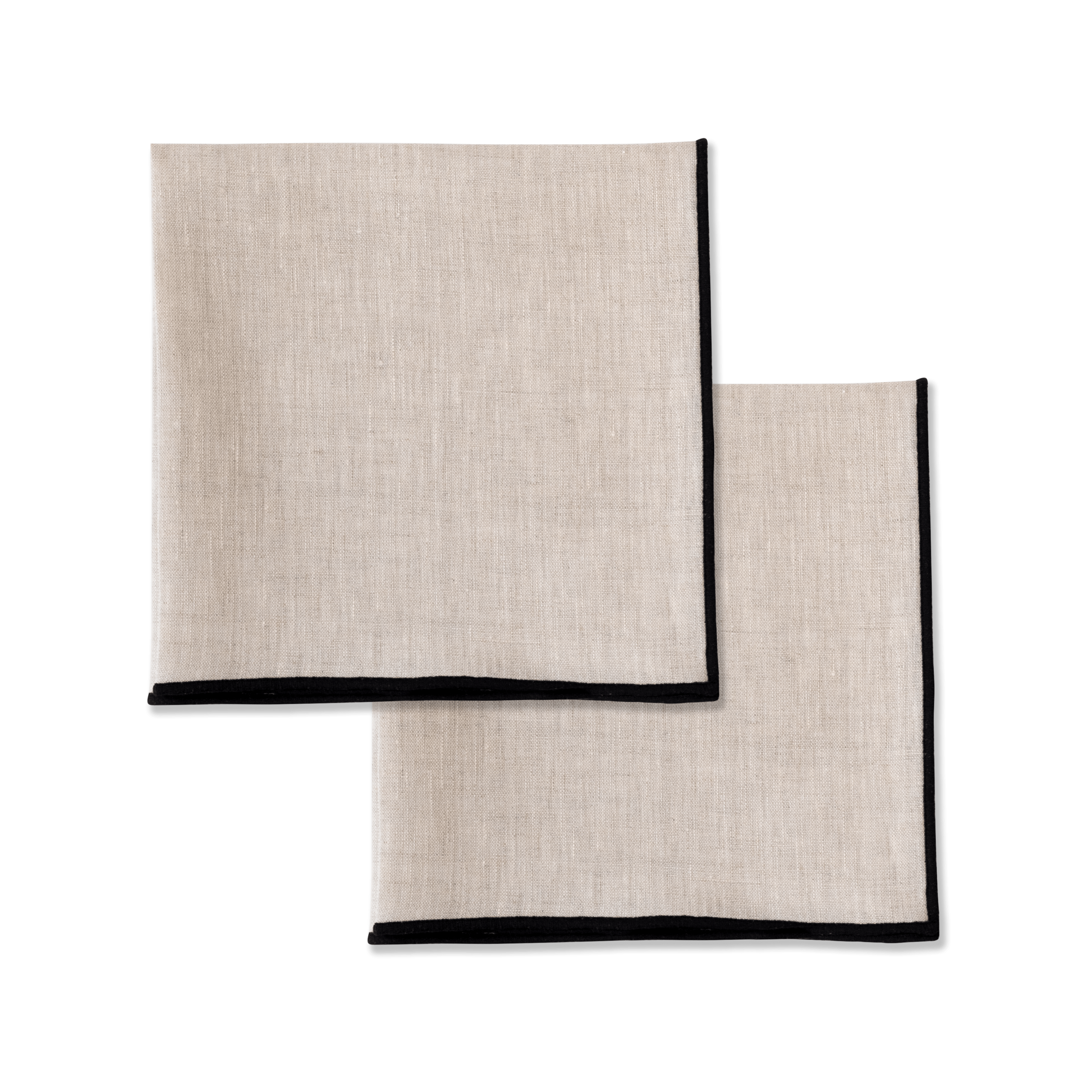 Kulu Club servetten - 100% linnen - beige - set van 2