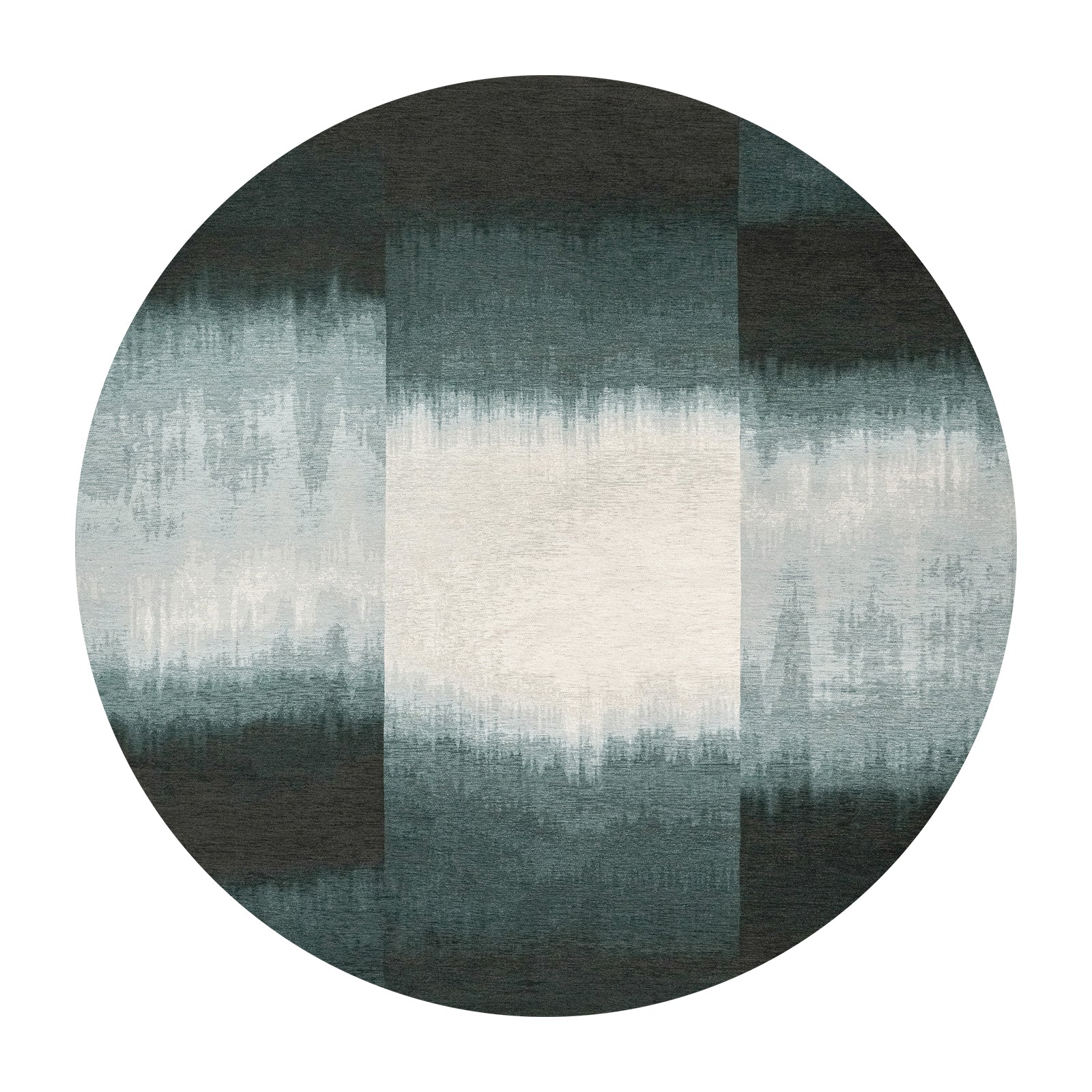 Ecorugs vloerkleed Deep Water - blauw - 240x240cm