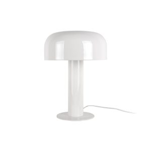 Leitmotiv tafellamp Fornido – wit – 31x31x42cm – Paddenstoellamp Leitmotiv tafellamp Fornido – wit – 31x31x42cm – Paddenstoellamp