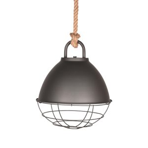 LABEL51 Hanglamp Korf – Burned Steel Metaal – 38x38x45cm LABEL51 Hanglamp Korf – Burned Steel Metaal – 38x38x45cm