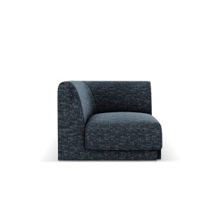 Micadoni Hoekmodule Miley chenille koningsblauw – 90x90x70cm