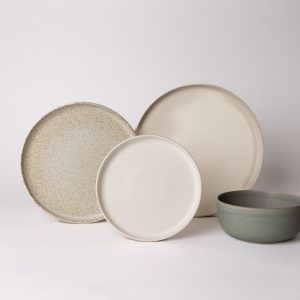 Mimo Homeware serviesset Dreamy Ivory & Ocean Breeze – 4-delig – 2 per Mimo Homeware serviesset Dreamy Ivory & Ocean Breeze – 4-delig – 2 per
