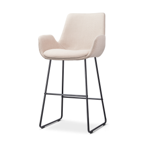 Nolon Nino-Eef Barkruk Beige – met Armleuning – Zwart – 65 cm Nolon Nino-Eef Barkruk Beige – met Armleuning – Zwart – 65 cm