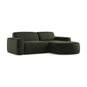 LaMiaSofa hoekbank rechts Melissa – textuurstof – olijf – 224x166x70 LaMiaSofa hoekbank rechts Melissa – textuurstof – olijf – 224x166x70