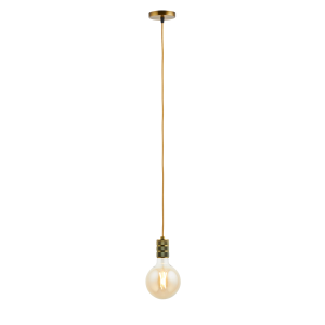 Lighto | Pendel Champagne Goud | Inclusief Lichtbron Goud | Retro | 1. Lighto | Pendel Champagne Goud | Inclusief Lichtbron Goud | Retro | 1.
