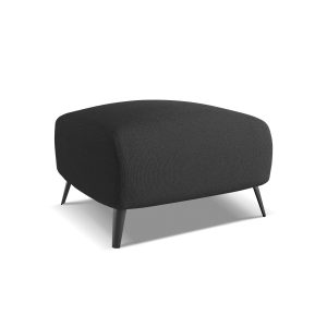 LaMiaSofa Poef Genova – chenille stof – antraciet – 65x65x44 LaMiaSofa Poef Genova – chenille stof – antraciet – 65x65x44