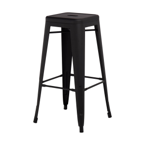 Legend Metalen barkruk mat zwart – 65 cm Legend Metalen barkruk mat zwart – 65 cm