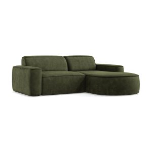 LaMiaSofa hoekbank rechts Melissa – chenille stof – olijf – 224x166x70 LaMiaSofa hoekbank rechts Melissa – chenille stof – olijf – 224x166x70