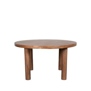 LABEL51 Eettafel Elly – Bruin Mangohout – 140x140x75cm