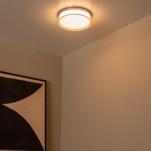 Lucide plafonnière badkamer PLANO – 1xGeïntegreerde LED – Opaal Lucide plafonnière badkamer PLANO – 1xGeïntegreerde LED – Opaal