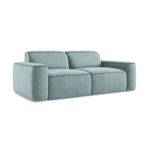 LaMiaSofa 3-zits bank Melissa – textuurstof – jeans – 204x102x70