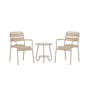 Nest outdoor Caro Aluminium Bistroset 3 Delig – Beige Nest outdoor Caro Aluminium Bistroset 3 Delig – Beige