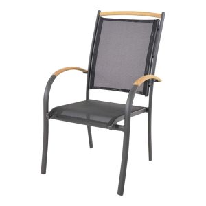 Lesli Living bistrostoel Monza – zwart – 70x58x101cm Lesli Living bistrostoel Monza – zwart – 70x58x101cm