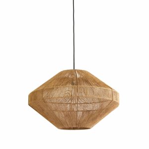 Light & Living hanglamp Mallow – bruin – Ø60cm