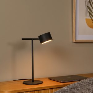Lucide tafellamp GIAN – Geïntegreerde LED – Zwart Lucide tafellamp GIAN – Geïntegreerde LED – Zwart