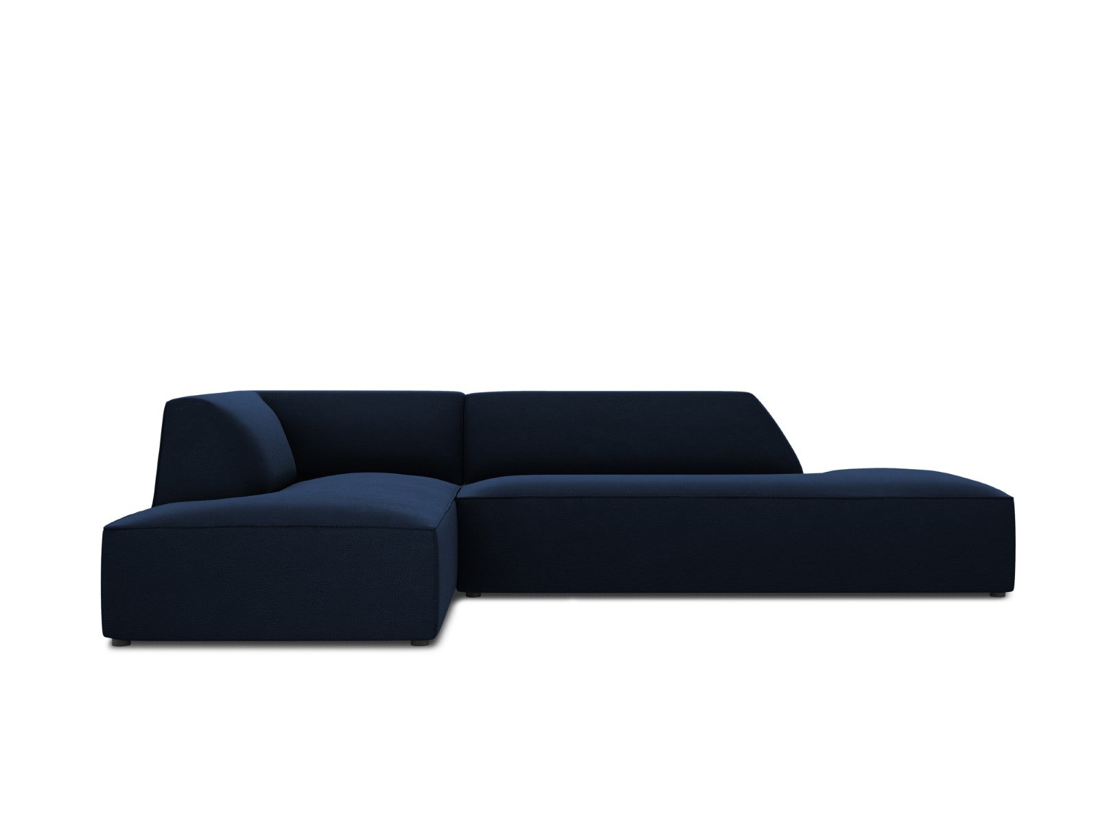 Micadoni linker hoekbank Ruby 4-zits, flueel, koningsblauw - 180x273x6