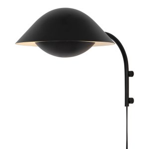 Nordlux Freya Wandlamp – Ø25cm – E14 – Zwart Nordlux Freya Wandlamp – Ø25cm – E14 – Zwart