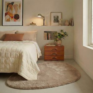 Mrcarpet Organisch Hoogpolig vloerkleed Extra Zacht Fluffy – Taupe 160 Mrcarpet Organisch Hoogpolig vloerkleed Extra Zacht Fluffy – Taupe 160