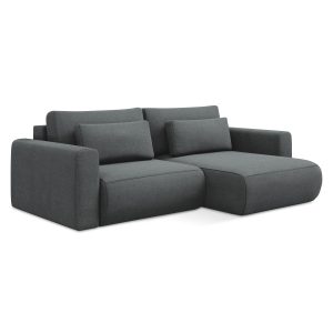 LaMiaSofa hoekbank rechts Perugia – textuurstof – grijs – 240x149x82 LaMiaSofa hoekbank rechts Perugia – textuurstof – grijs – 240x149x82