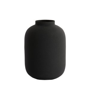 Luqaza vaas Jula – zwart – 21.5×21.5x31cm Luqaza vaas Jula – zwart – 21.5×21.5x31cm