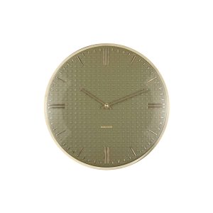 Karlsson wandklok Riqueza – groen – Ø35cm Karlsson wandklok Riqueza – groen – Ø35cm