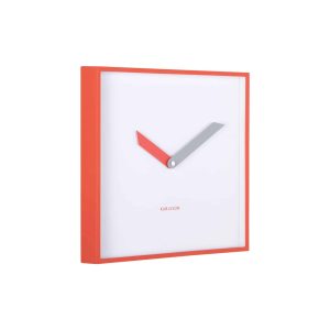 Karlsson wandklok Cool Retro Cuadrado – rood – 4.1×28.3×28.3cm Karlsson wandklok Cool Retro Cuadrado – rood – 4.1×28.3×28.3cm