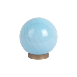 Leitmotiv tafellamp Summer Globe – blauw – 15.2×15.2×16.7cm Leitmotiv tafellamp Summer Globe – blauw – 15.2×15.2×16.7cm