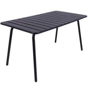 MaximaVida metalen tuintafel Max 150 x 80 cm zwart MaximaVida metalen tuintafel Max 150 x 80 cm zwart