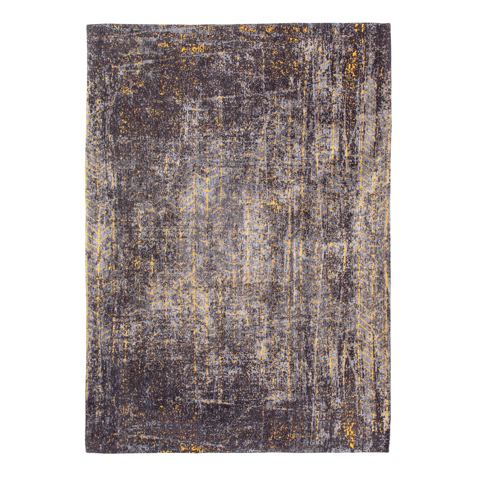 Louis De Poortere vloerkleed Broadway Glitter - zwart - 240x340cm