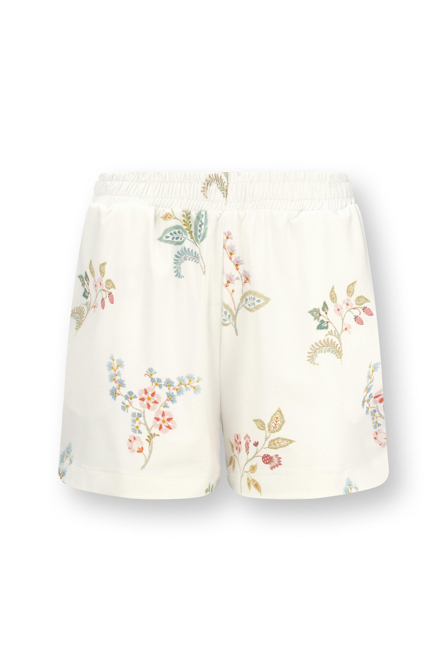 Pip Studio - Bo Short Pajama Pants Women - Blossom Chic - White - M