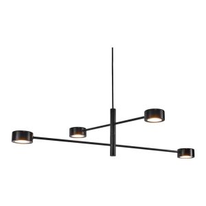Nordlux Clyde Kroonluchter – 4-lichts LED Stepdim – 2700K – Zwart Nordlux Clyde Kroonluchter – 4-lichts LED Stepdim – 2700K – Zwart