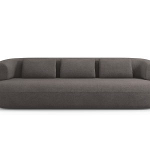 Micadoni Bank Jenny 4-zits, boucle, grijs – 90x226x73cm Micadoni Bank Jenny 4-zits, boucle, grijs – 90x226x73cm
