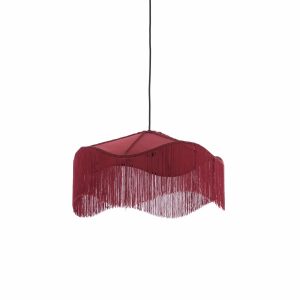 Light & Living hanglamp Tiffany – rood – Ø50cm Light & Living hanglamp Tiffany – rood – Ø50cm
