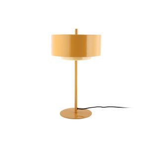 Leitmotiv tafellamp Grato Anillo – geel – Ø29cm Leitmotiv tafellamp Grato Anillo – geel – Ø29cm