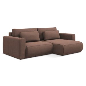 LaMiaSofa hoekbank rechts Perugia – textuurstof – poederroze – 240×149 LaMiaSofa hoekbank rechts Perugia – textuurstof – poederroze – 240×149