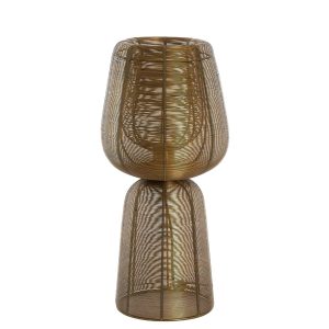 Light & Living tafellamp ABOSO – brons – Ø24cm Light & Living tafellamp ABOSO – brons – Ø24cm