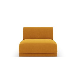 Micadoni Bestuurder Miley flueel geel – 90x75x70cm