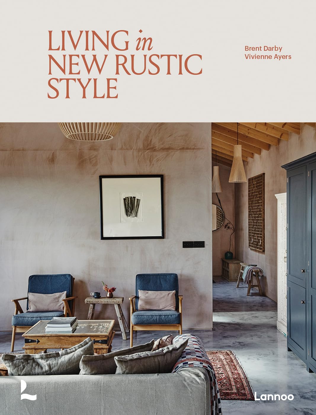 New-Mags koffietafelboek Living in New Rustic Style - grijs - 21 x 2.5