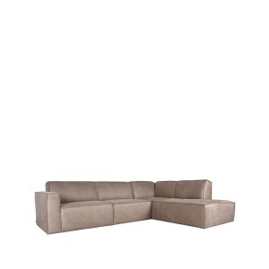 LABEL51 Bank Kay 2,5-Zits Hoek Rechts – Taupe – 283x218x80cm
