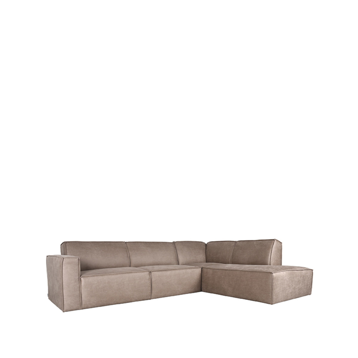 LABEL51 Bank Kay 2,5-Zits Hoek Rechts - Taupe - 283x218x80cm