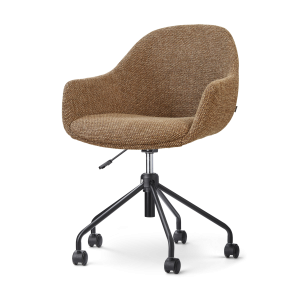 Nolon Nout-Mae bureaustoel bruin blend – zwart onderstel Nolon Nout-Mae bureaustoel bruin blend – zwart onderstel