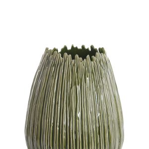Light & Living vaas KOPRA – Ø35.5x45cm – groen Light & Living vaas KOPRA – Ø35.5x45cm – groen