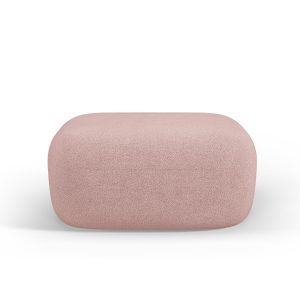 Micadoni Poef Jenny boucle, poederroze – 88x90x40cm Micadoni Poef Jenny boucle, poederroze – 88x90x40cm