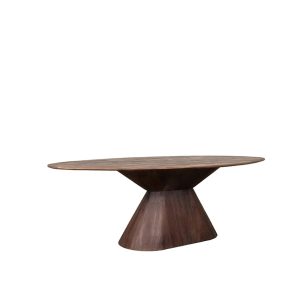 LABEL51 Eettafel Jagger – Donkerbruin Mangohout – 220x110x76cm