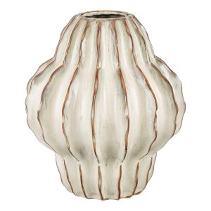 Mica Decorations Altea Vaas – H28 x Ø25 cm – Keramiek – Off White Mica Decorations Altea Vaas – H28 x Ø25 cm – Keramiek – Off White