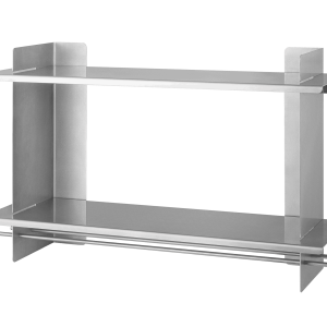 noo.ma Tivo Shelf 70, roestvrijstalen zwevende wandplank 70 cm