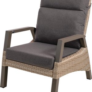 Lesli Living bistrostoel Treviso – taupe – 74x83x94cm Lesli Living bistrostoel Treviso – taupe – 74x83x94cm