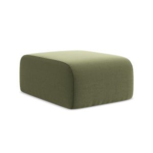 LaMiaSofa Poef Cervo – velours – olijf – 72x94x42