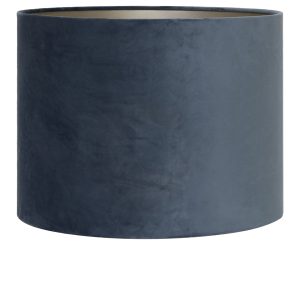 Light & Living lampenkap VELOURS – Ø30x21cm – blauw Light & Living lampenkap VELOURS – Ø30x21cm – blauw