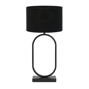 Light & Living tafellamp Jamiri/Livigno – zwart, zwart – 30x30x67cm Light & Living tafellamp Jamiri/Livigno – zwart, zwart – 30x30x67cm
